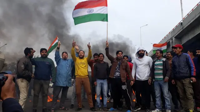 जम्मू-कश्मीर, हिंसा, प्रदर्शन