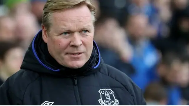 Everton manager Ronald Koeman