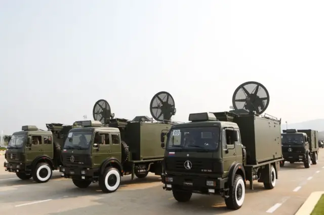 စစ်ကောင်စီက ထုတ်ပြထားတဲ့ စစ်သုံးပစ္စည်းတွေ