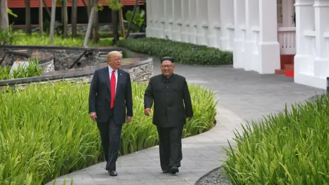 Donald Trump y Kim Jong-un