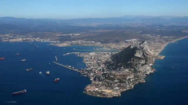 Vista de Gibraltar.