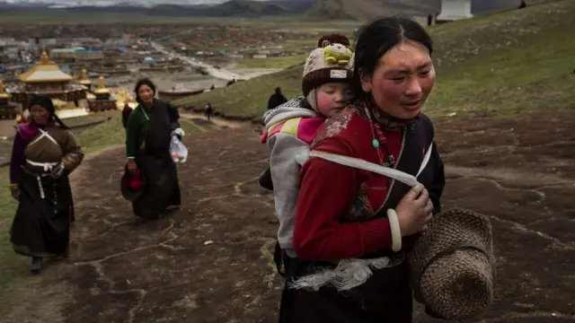 Малюк на спині мами