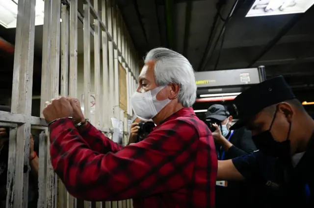 José Zamora arrestado en Guatemala