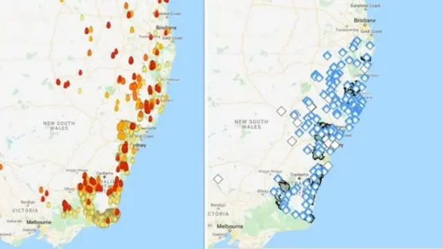 ਅੱਗ ਦੇ ਨਕਸ਼ੇ