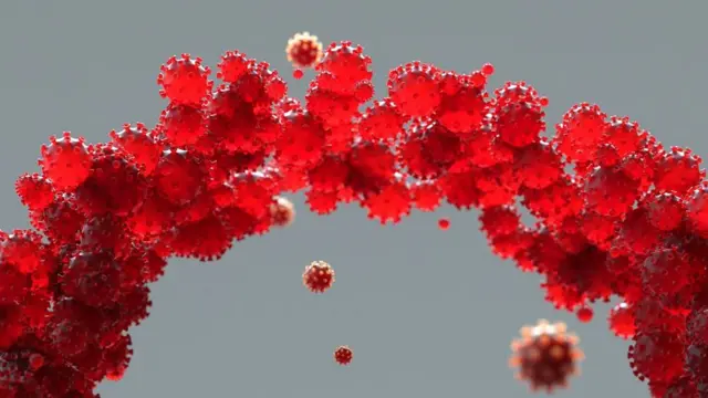 Omicron ştammının rəqəmsal təsviri