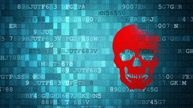 Impresión artística de malware