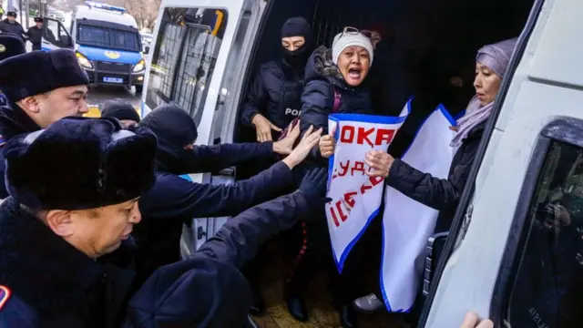 Протесты в Алматы