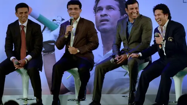 द्रविड़, गांगुली, लक्ष्मण और तेंदुलकर