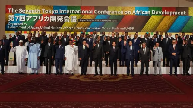 Buhari n'ime ọgbakọ TICAD7