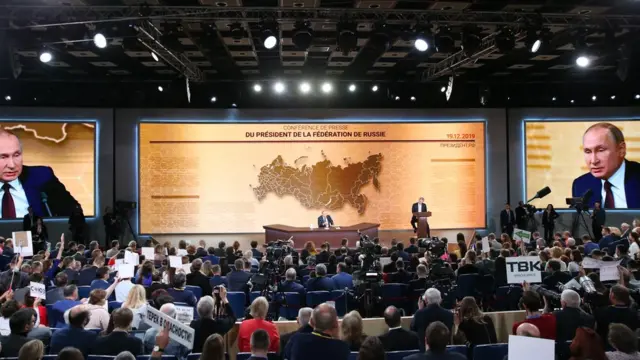 پوتن کی پریس کانفرنس