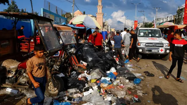 Израел, Палестинци, отпад, Кан Јунис