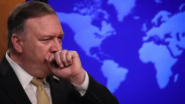 Ngoại trưởng Mỹ Mike Pompeo đưa ra tuyên bố hôm 18/11