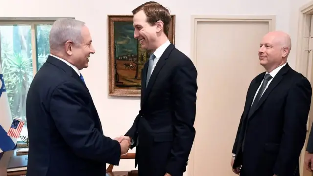 Netanyahu, Kushner ve Greenblatt