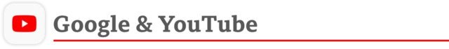 Google and YouTube logo