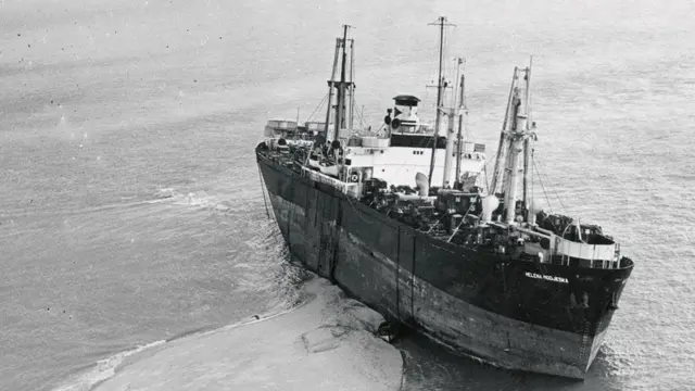 美國蒸汽貨船Helena Modjeska號是在古德溫暗沙