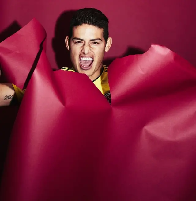 ਕੋਲੰਬੀਆ ਦੇ ਫੁੱਟਬਾਲ ਖਿਡਾਰੀ ਜੇਮਜ਼ ਰੋਡਰੀਗਸ।