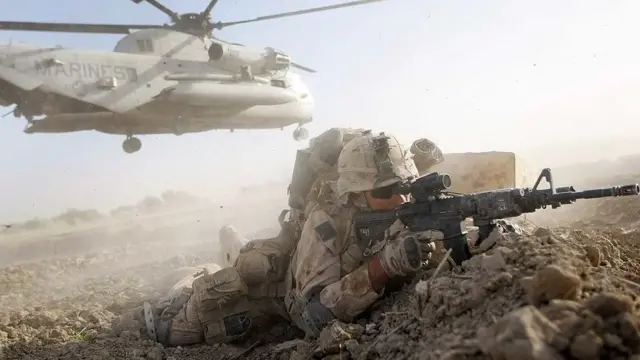 US soldier in Afghanistan