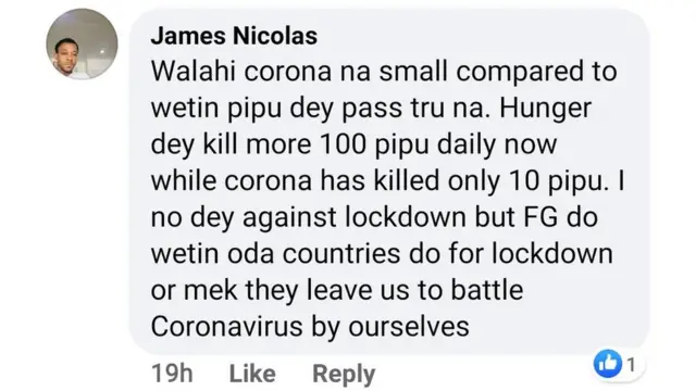 Facebook comment