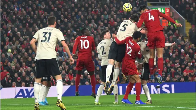 Virgil fi ori gbe goolu wọle Manchester united