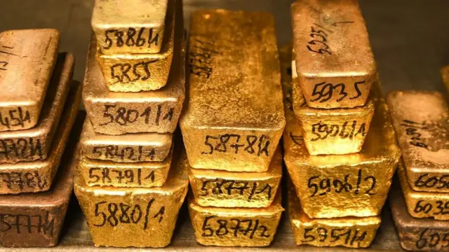 Lingotes de oro