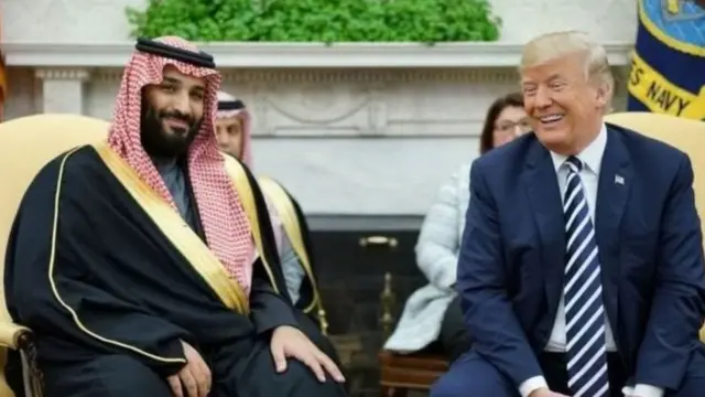 Bin Salman na Trump