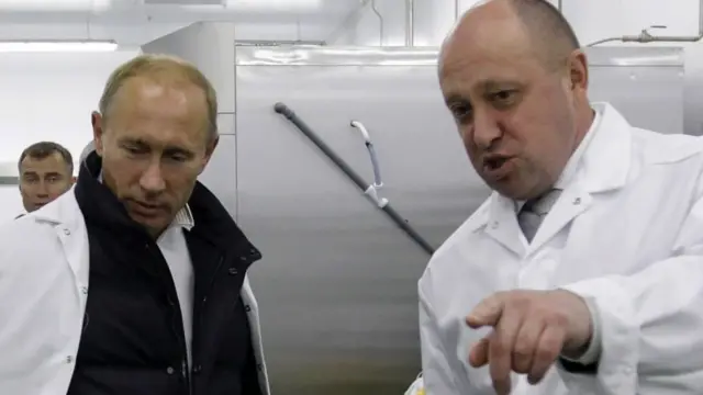Путін і Пригожин у 2010 році
