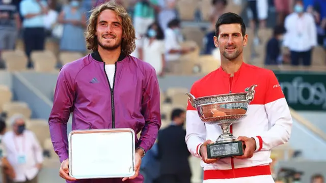 Новак Джокович и Стефанос Циципас