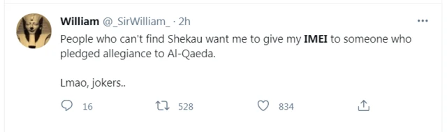 reaction to Nigeria goment order for pipo to link dia IMEI to dia SIM