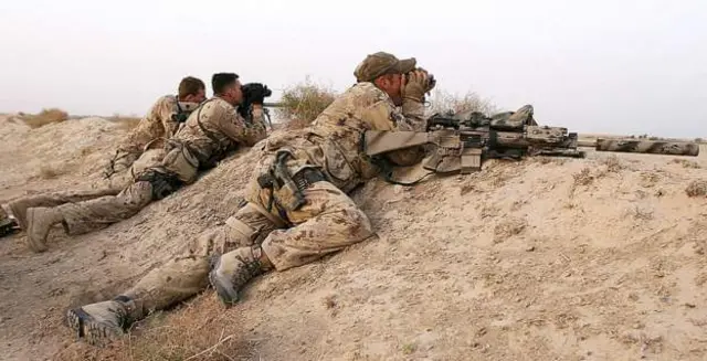 Canadian snipers in Afghanistan in 2006.