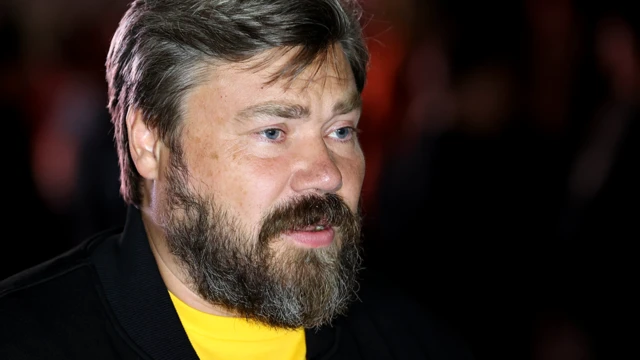 Константин Малофеев перед началом крестного хода в память о гибели семьи последнего российского императора Николая II. Июль 2022 г.