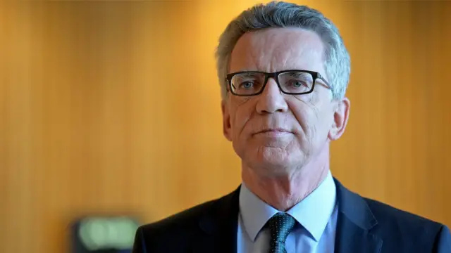 Almanya İçişleri Bakanı Thomas De Maiziere