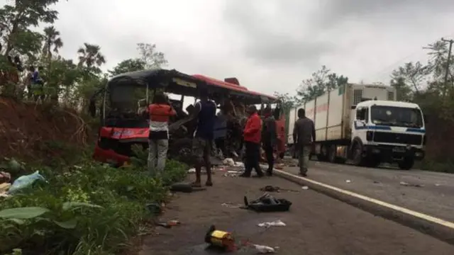 Imodoka yakoze impanuka muri Ghana