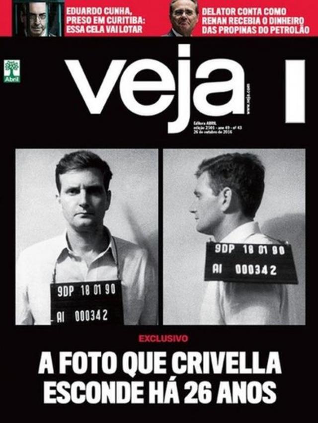 Capa da revista "Veja" com reportagem sobre Crivella