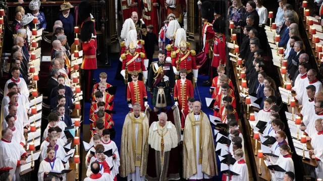 King Charles at Westminster Abbey