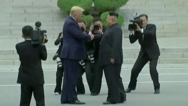 Donald Trump na Kim Jong-un