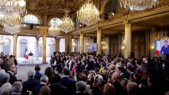 Emmanuel Macron inauguration: Pictures, speech from Macron second term inauguration