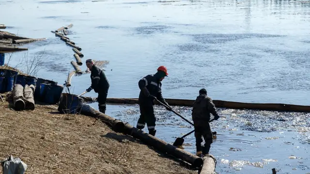 Ликвидация нефтеразлива в Республике Коми