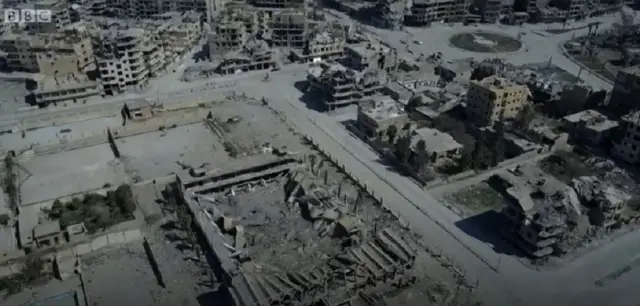 Suasana di kota Raqqa