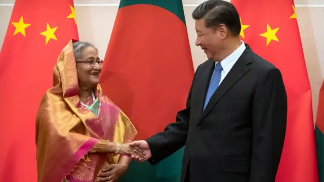 ਸ਼ੇਖ਼ ਹਸੀਨਾ, ਸ਼ੀ ਜਿਨਪਿੰਗ