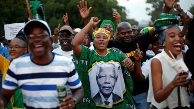 مؤيدوا سيريل رامابوسا