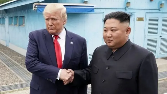 கிம் மற்றும் டிரம்ப் (கோப்புப் படம்)