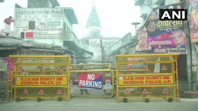 अयोध्या केस पर फैसला आने से पहले सुरक्षा के ऐसे इंतज़ाम किए गए थे.