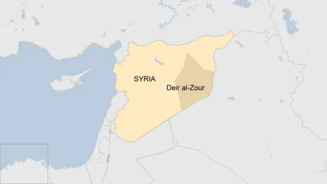 Peta Suriah timur laut