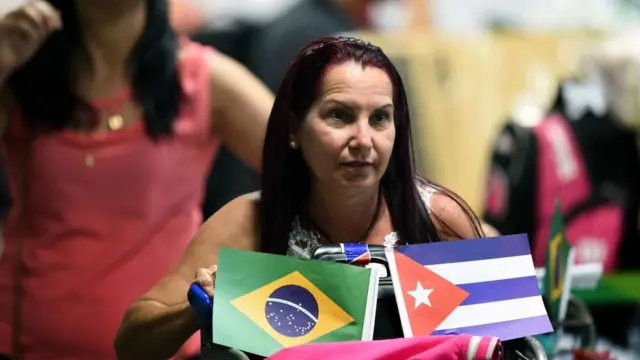 Médica cubana en Brasil.