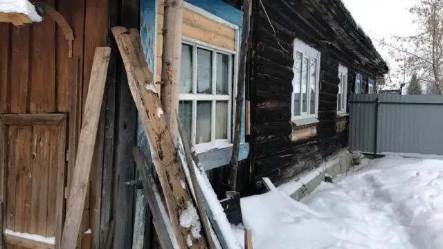 Дом во Владимирской области, где живет родившаяся в ссылке дочь репрессированных москвичей Елизавета Михайлова.