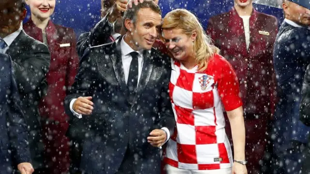 Macron da shugabar Croatia