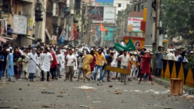 रांची में विरोध प्रदर्शन