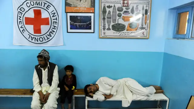 阿富汗喀布尔一家红十字会医院