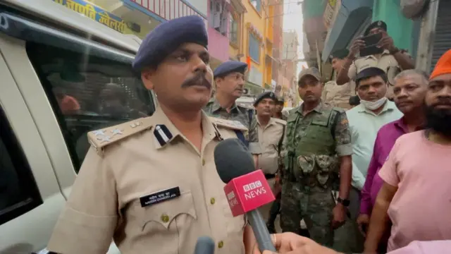 शाहाबाद रेंज के डीआई नवीन चंद्र झा