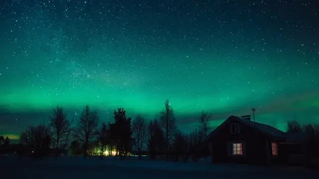 Aurora Boreal na Finlândia